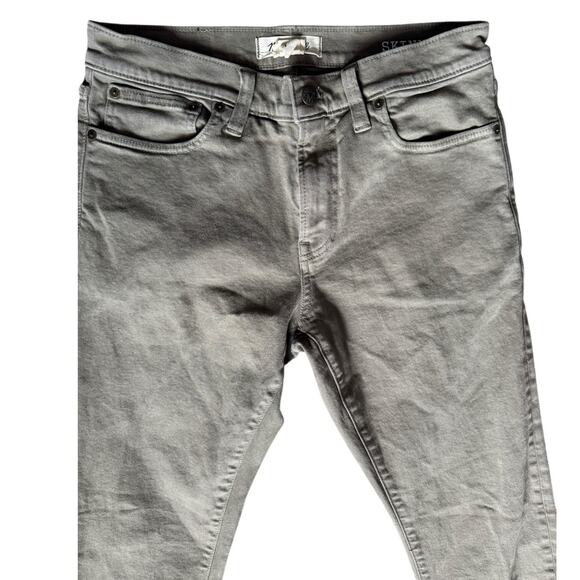 Madewell Garment-Dyed Skinny Jeans Coastal Gravel Size 31x30 - Picture 5 of 11